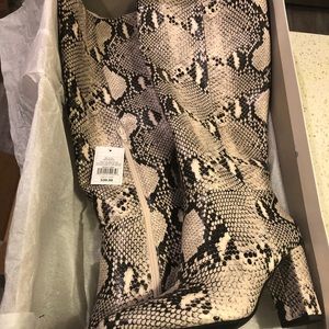 Women’s Animal Print Heeled Boots